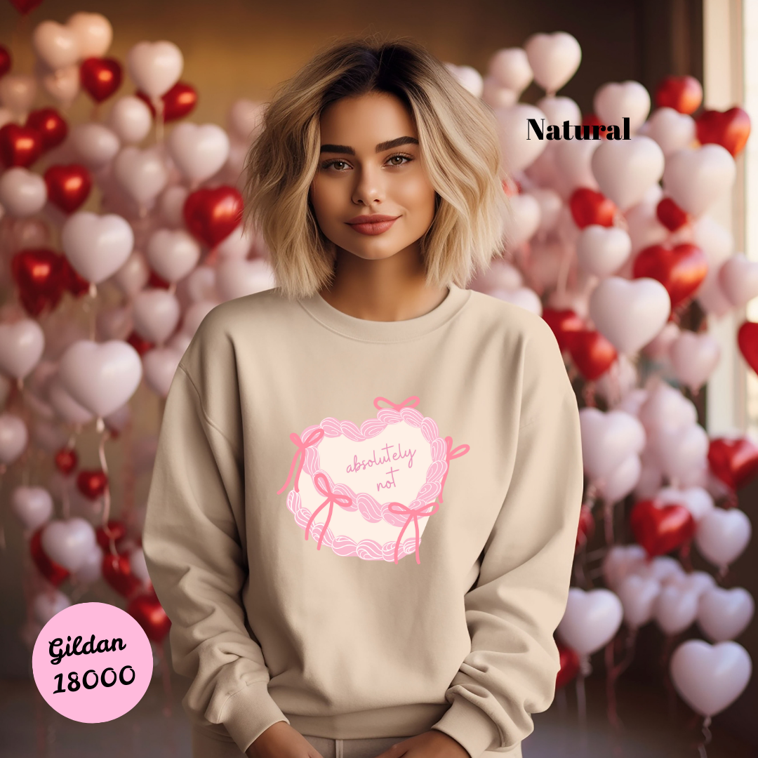 Absolutely Not (White Cake) Sweatshirt