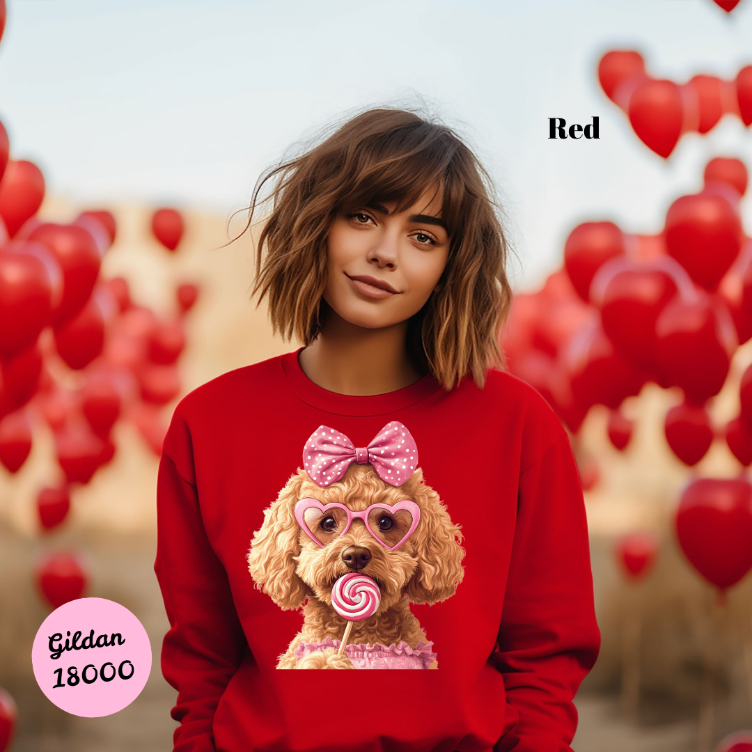 Golden Doodle Coquette Sweatshirt