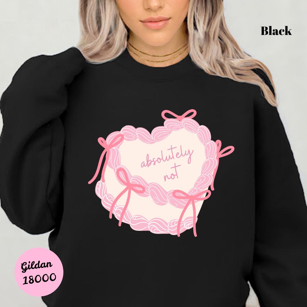 Absolutely Not (White Cake) Sweatshirt