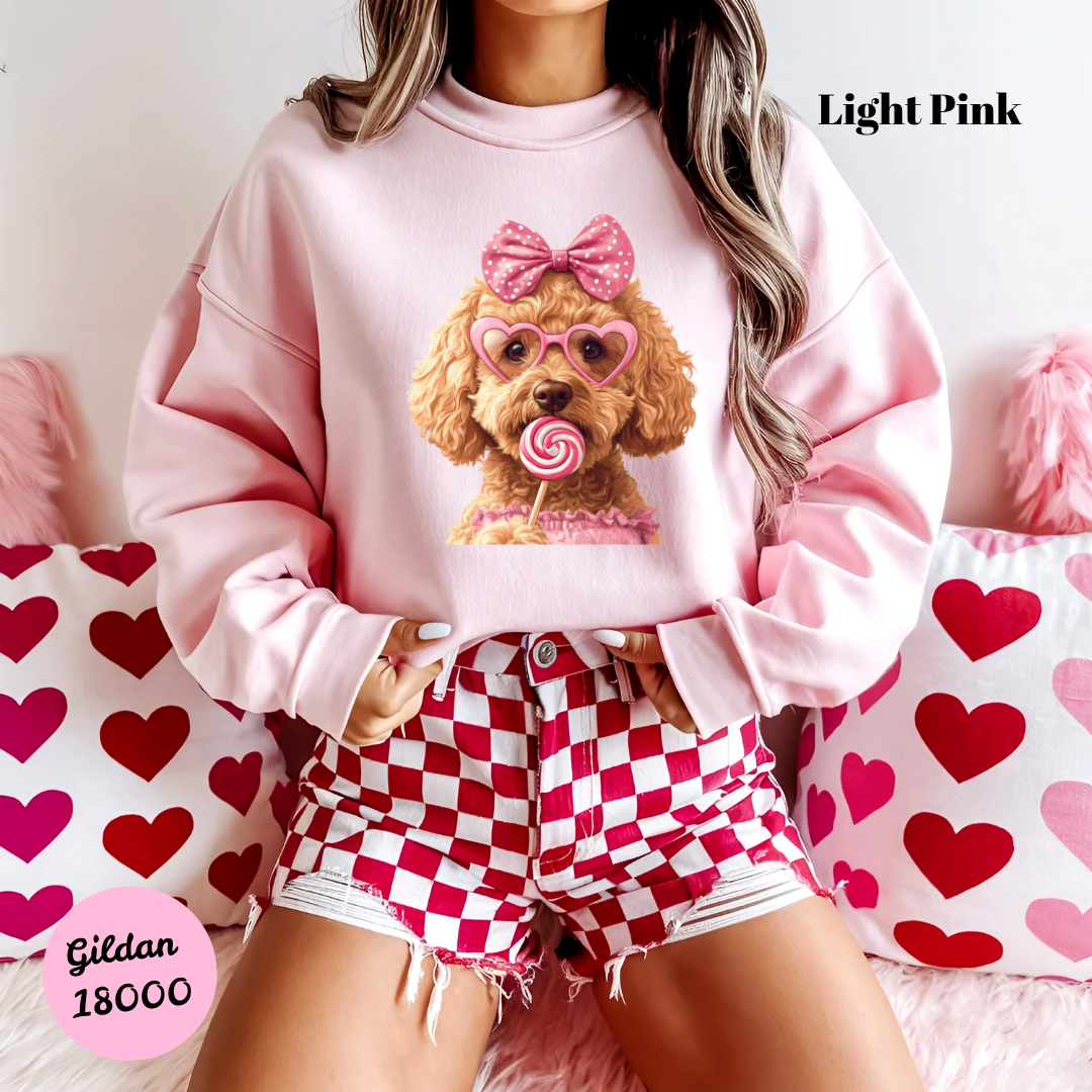 Golden Doodle Coquette Sweatshirt