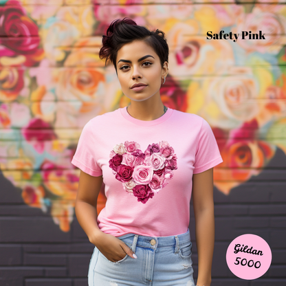 Rosy Pink Heart T-Shirt