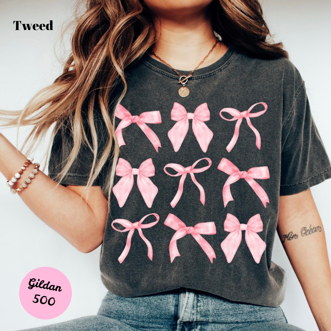 Pink Bows Coquette T-Shirt