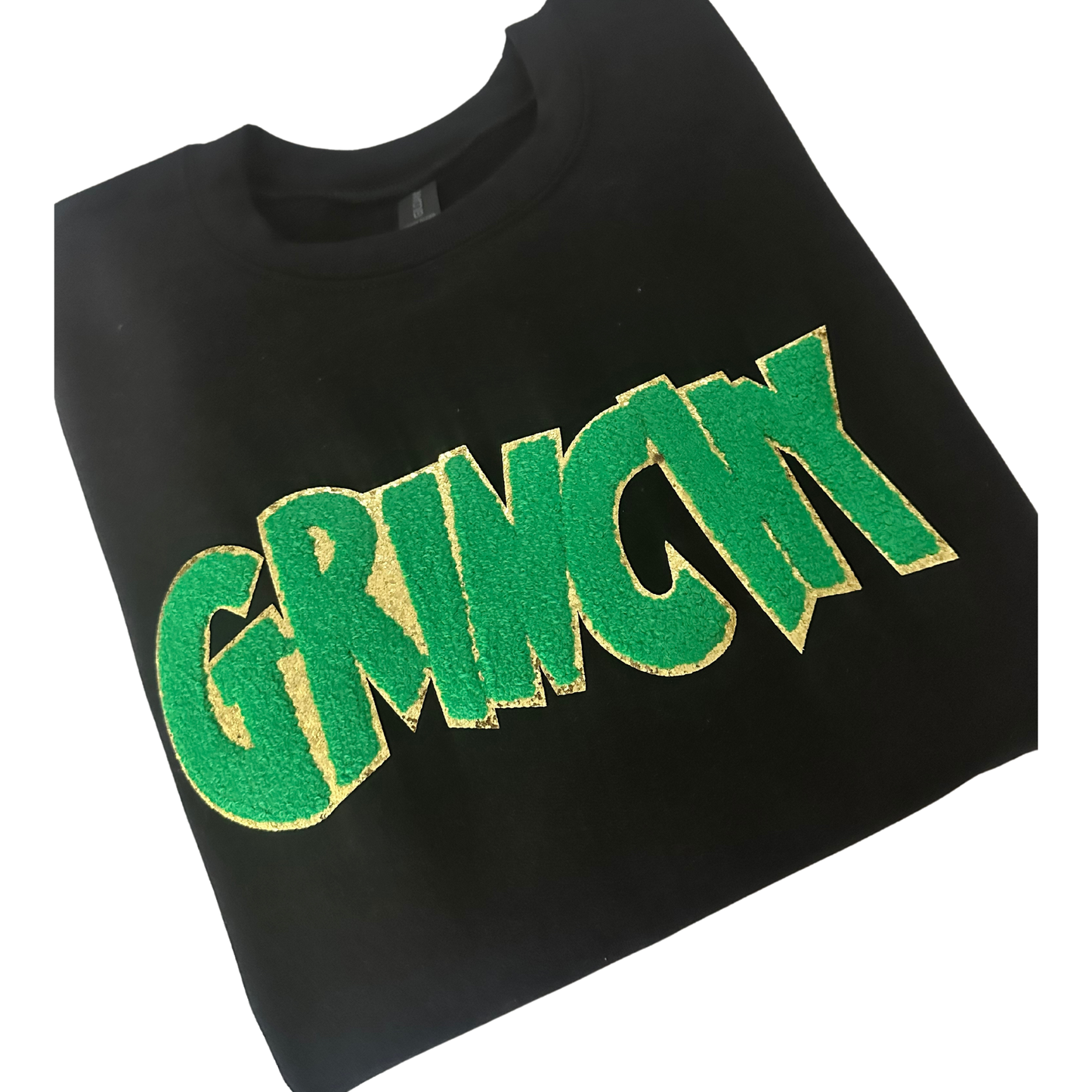 GRINCHY Glitter Sweatshirt – Holiday Edition (GREEN)