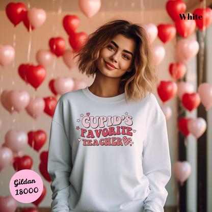 Cupid's Favorite Teacher Sweatshirt